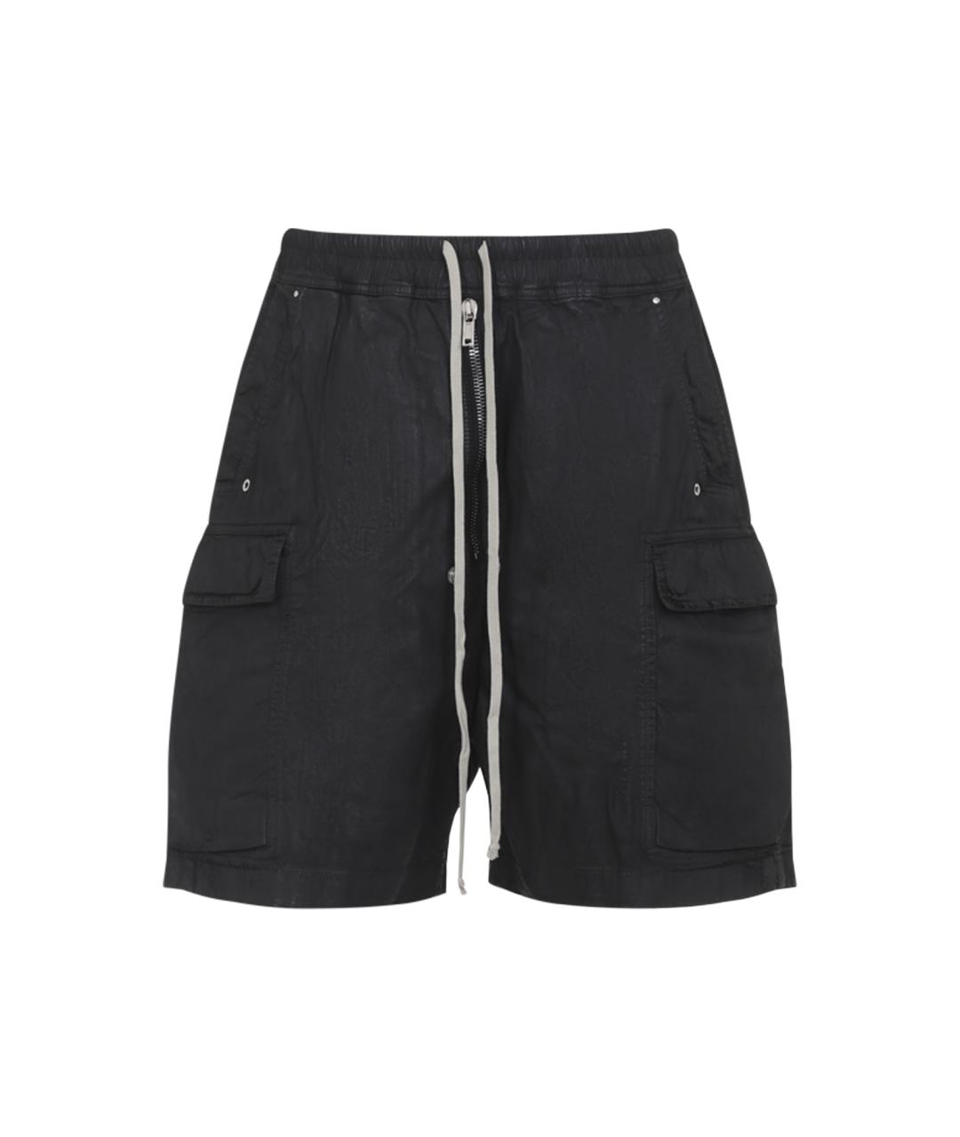 RICK OWENS DRKSHDW Черные хлопковые шорты, фото 1