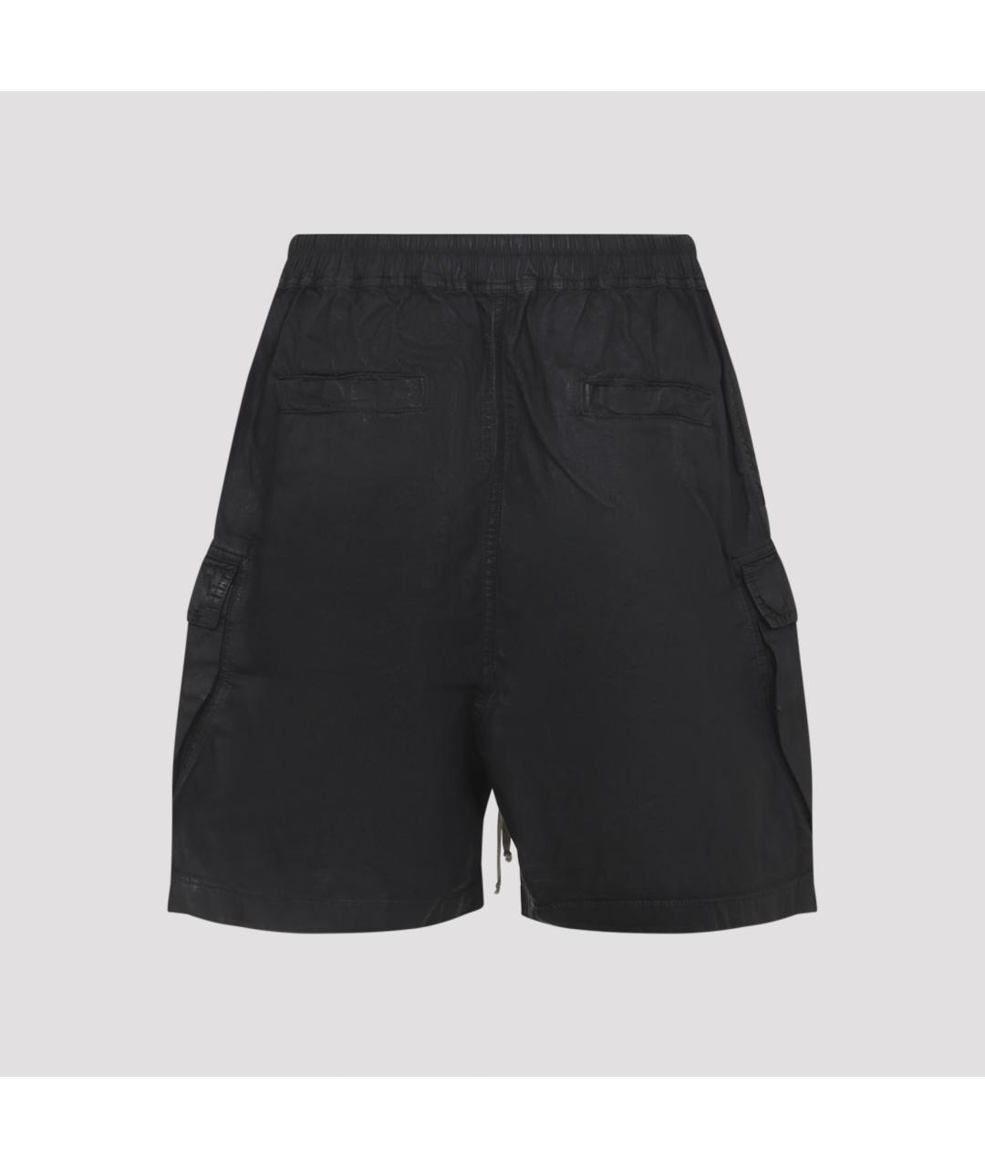 RICK OWENS DRKSHDW Черные хлопковые шорты, фото 2