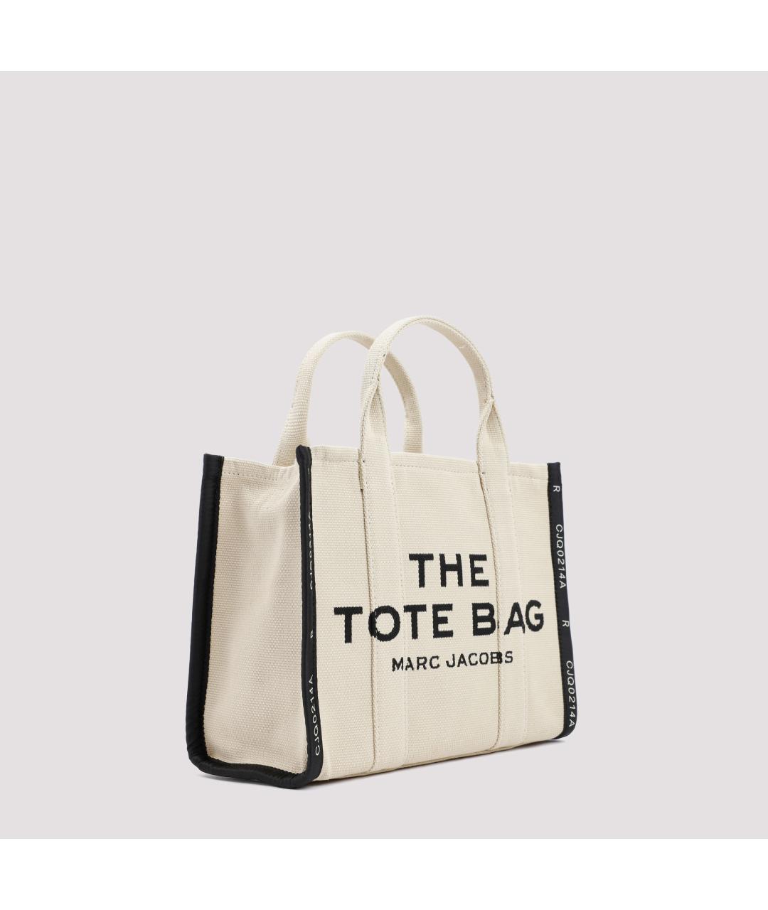 MARC JACOBS Бежевая тканевая сумка тоут, фото 2