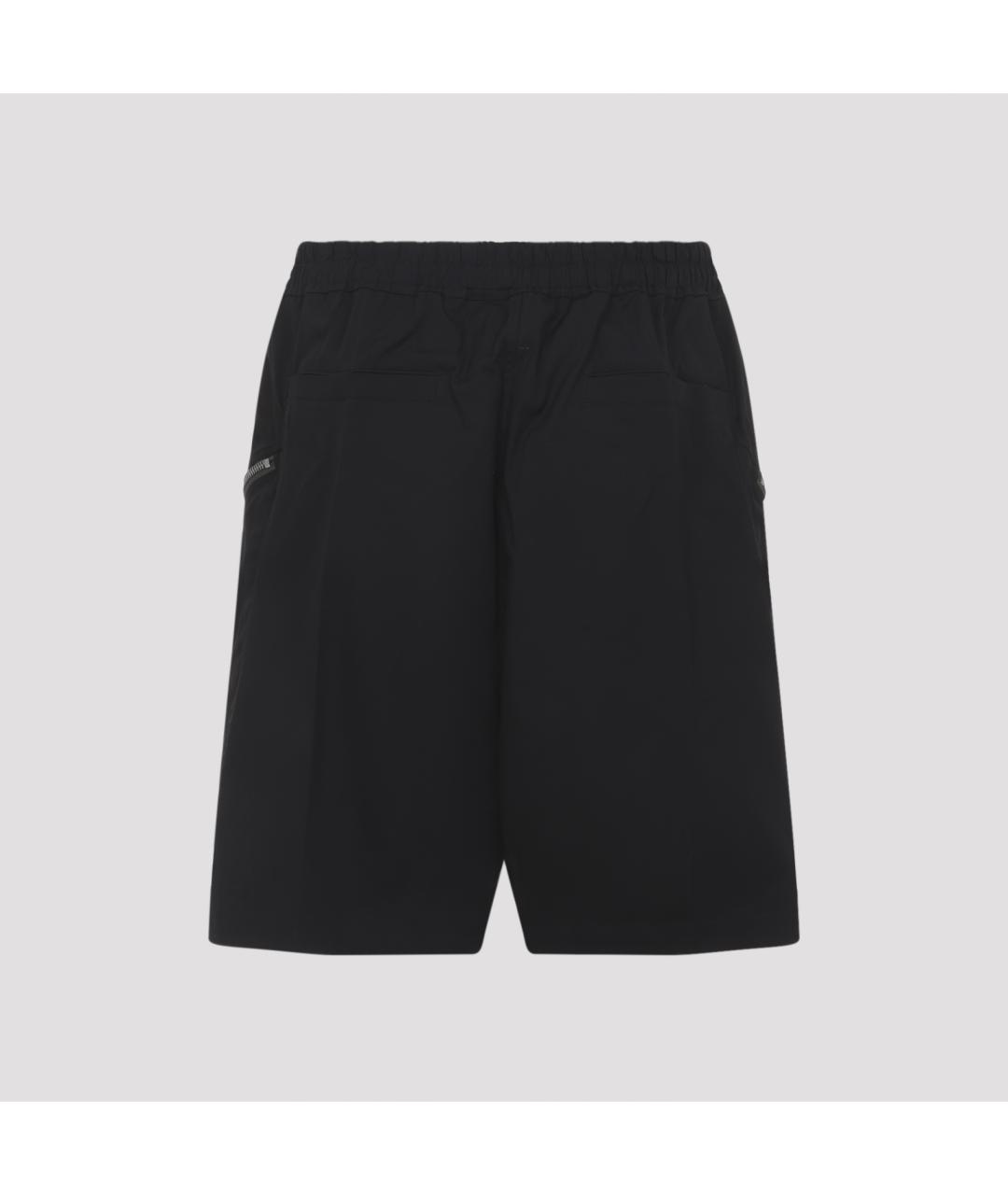 RICK OWENS Черные хлопковые шорты, фото 2