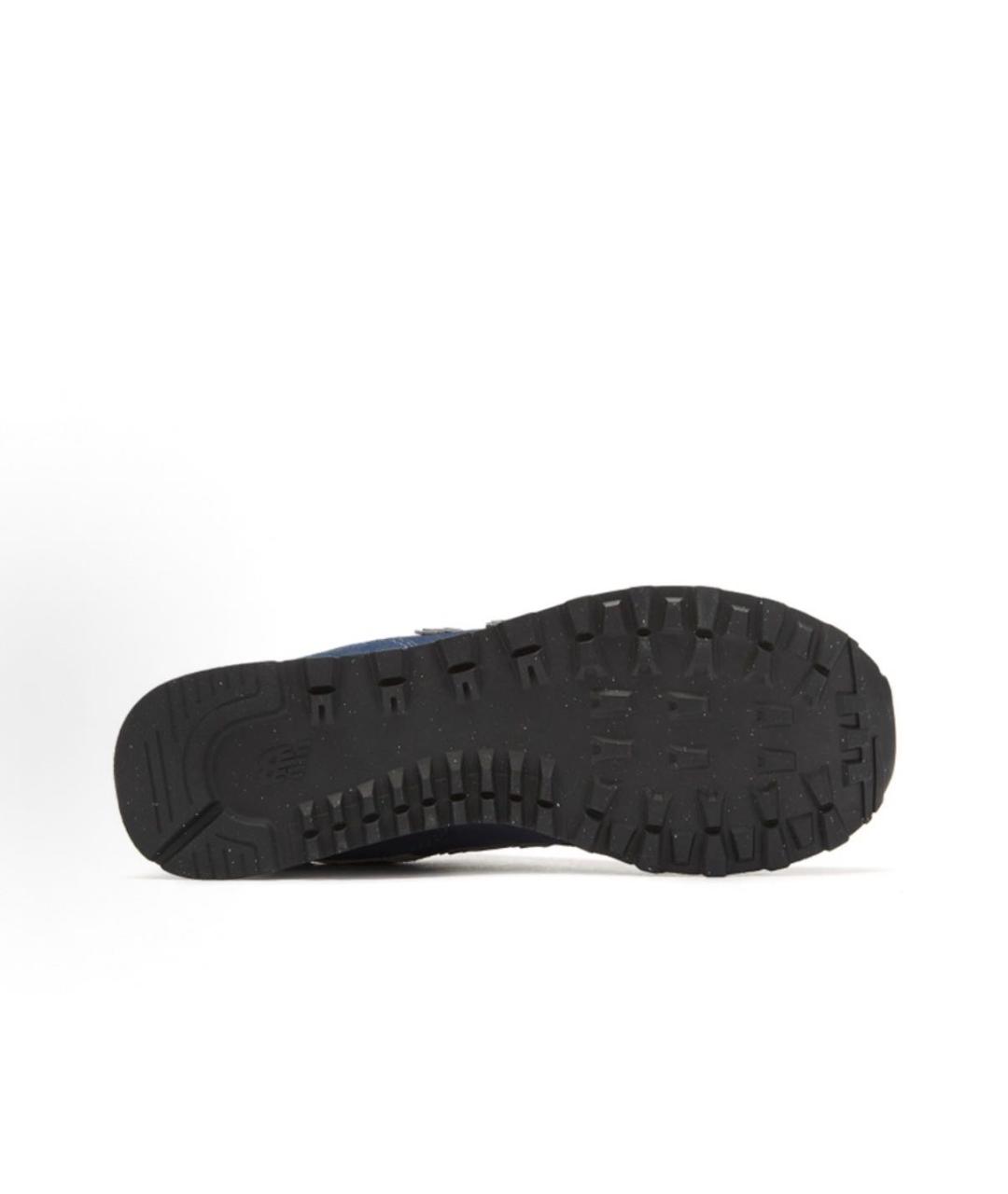 NEW BALANCE Синие замшевые низкие кроссовки / кеды, фото 5