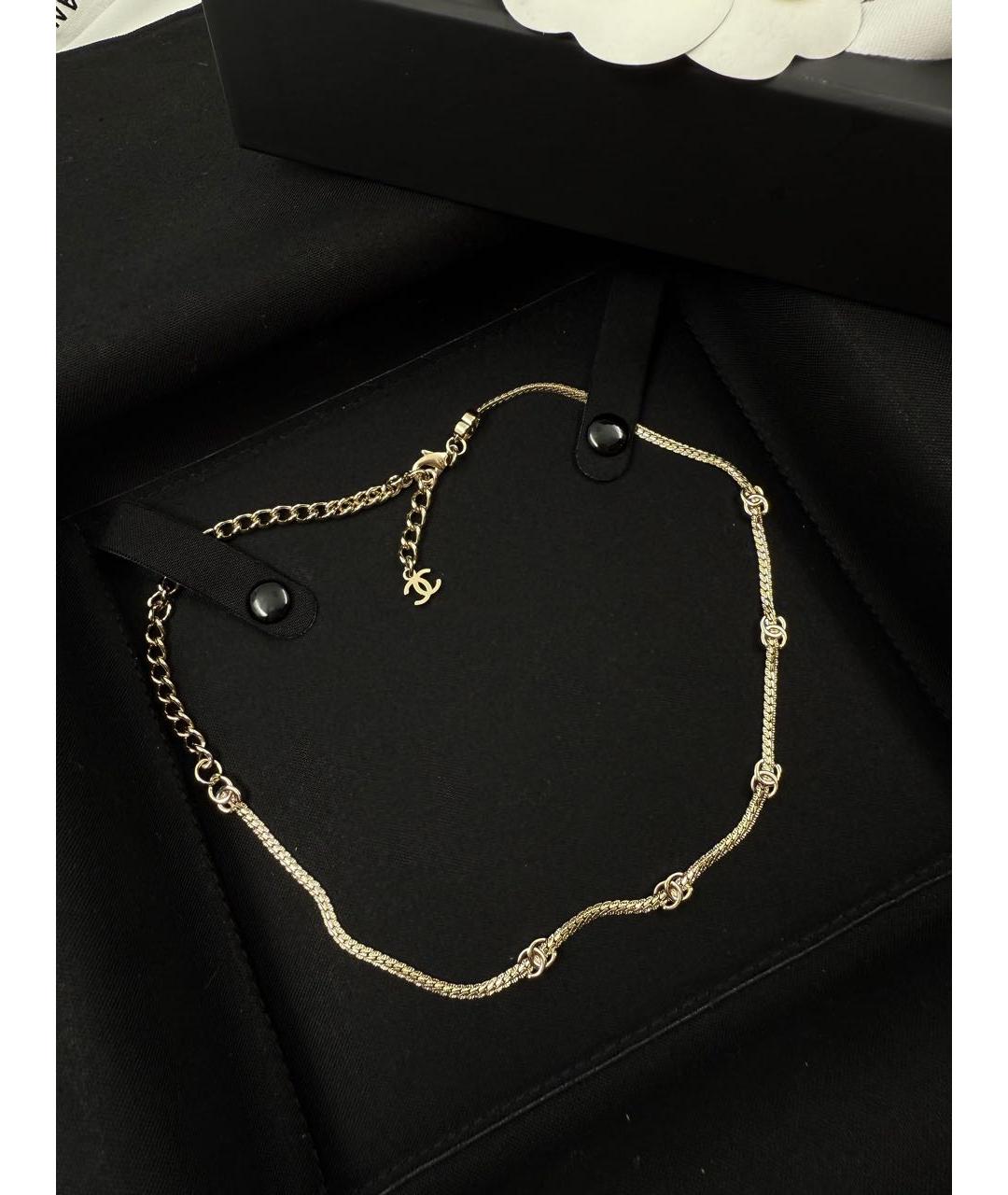 CHANEL Золотой чокер, фото 4