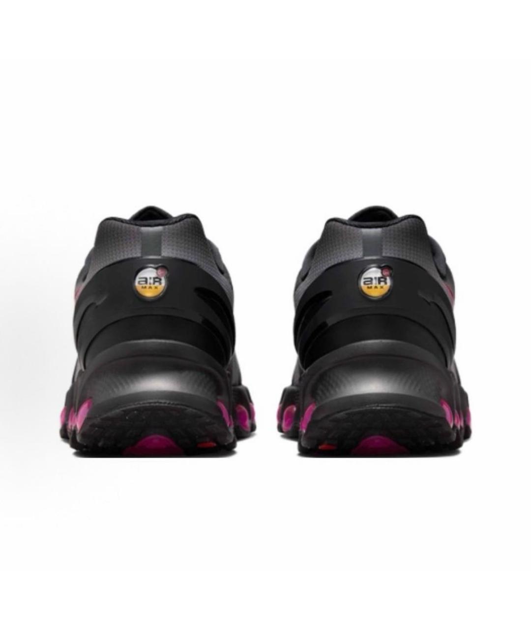 NIKE Черные текстильные низкие кроссовки / кеды, фото 4