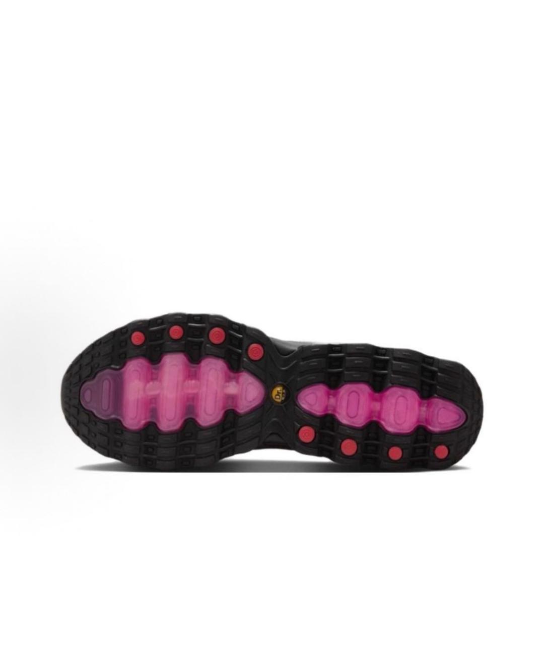 NIKE Черные текстильные низкие кроссовки / кеды, фото 5