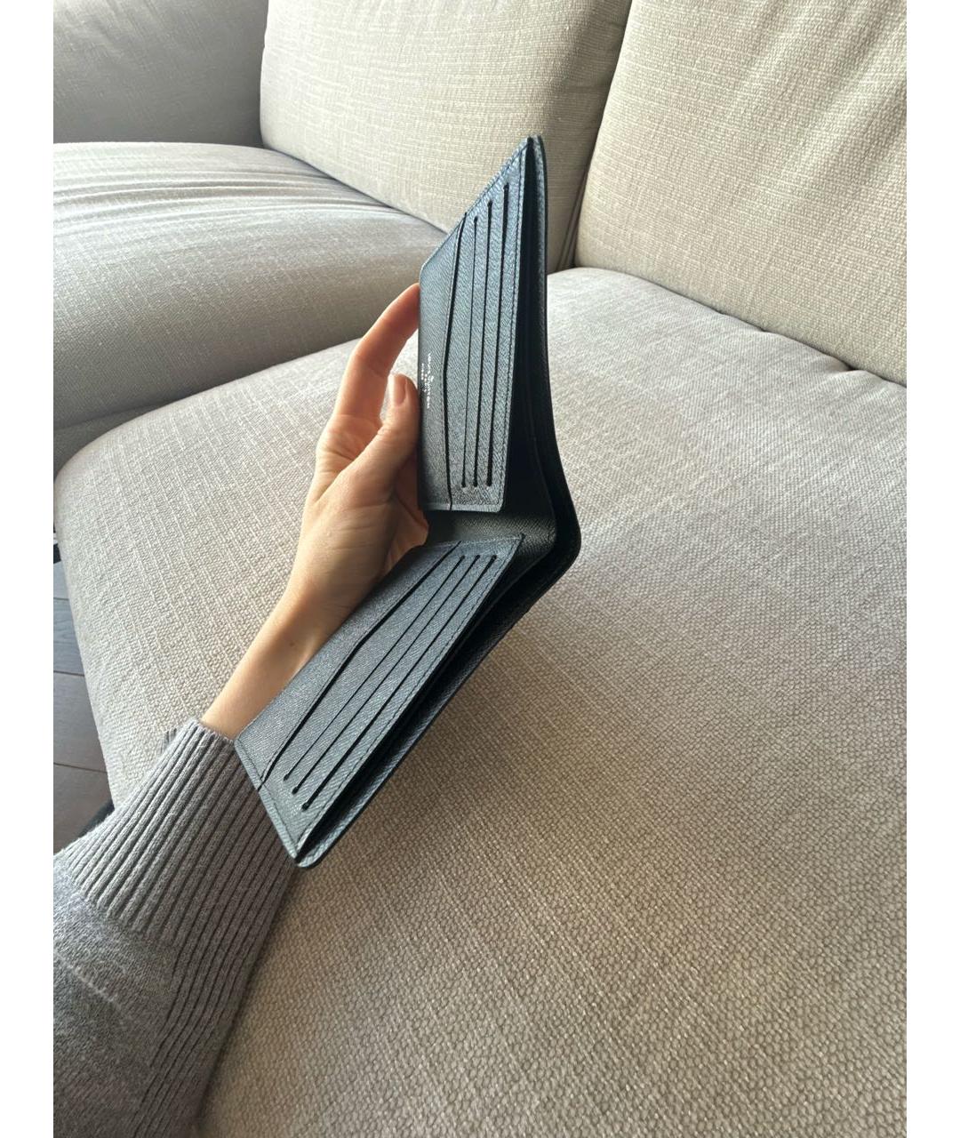 LOUIS VUITTON Черный кошелек, фото 5