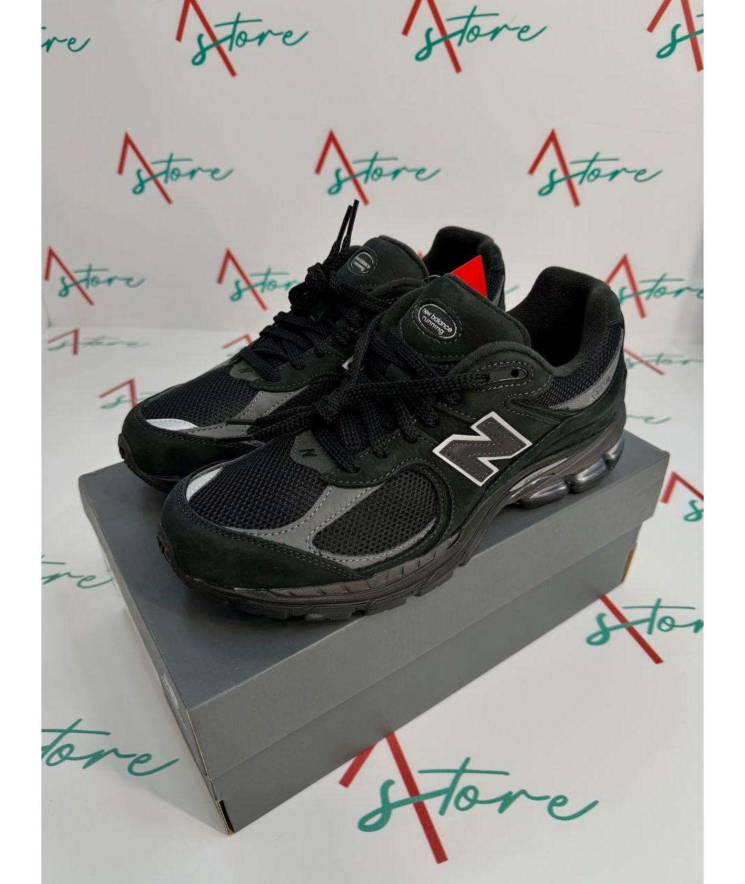 NEW BALANCE Черные текстильные низкие кроссовки / кеды, фото 7