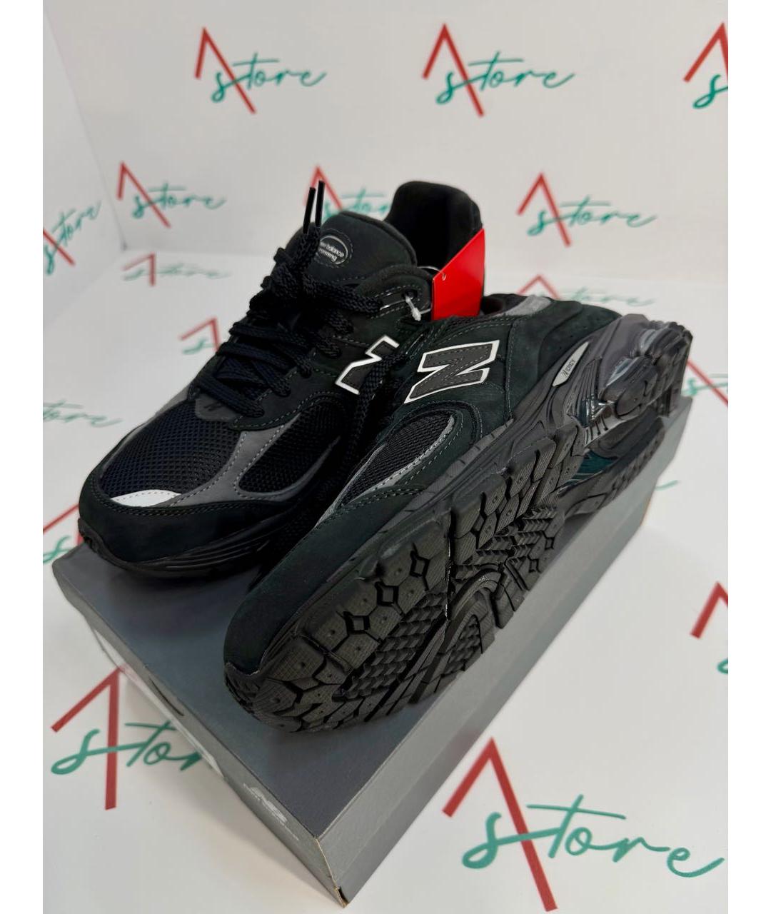 NEW BALANCE Черные текстильные низкие кроссовки / кеды, фото 6