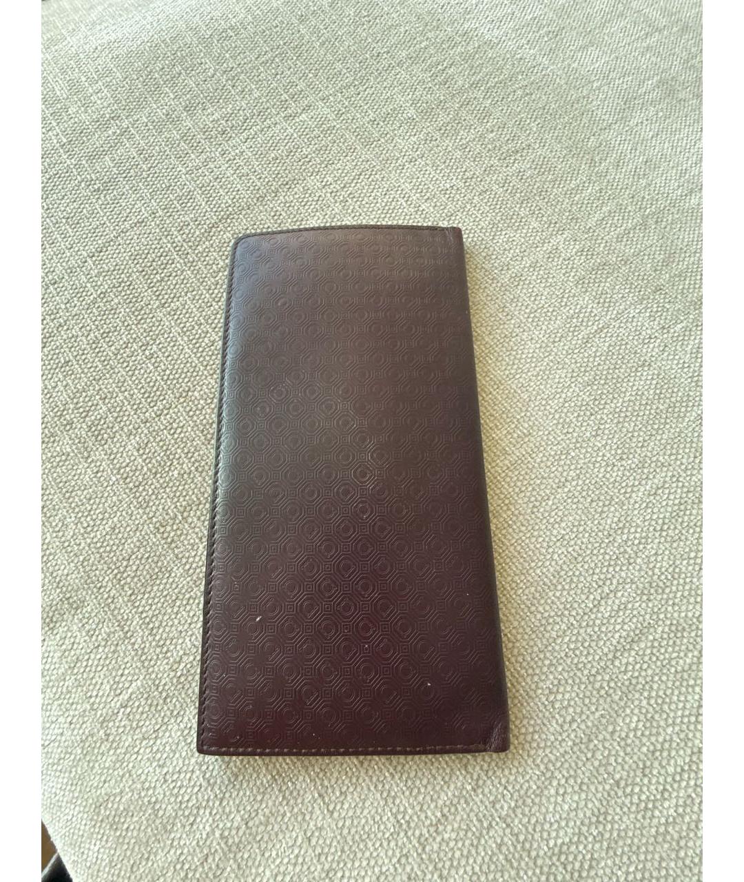 FERRAGAMO Бордовый кожаный кошелек, фото 2