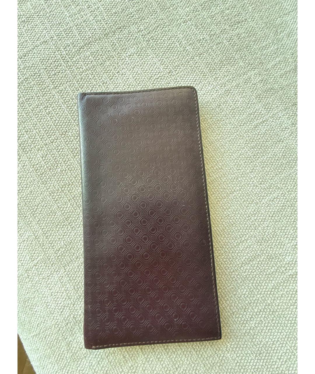 FERRAGAMO Бордовый кожаный кошелек, фото 4