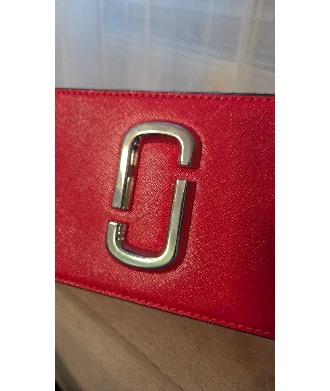 MARC JACOBS Красная кожаная сумка через плечо, фото 9