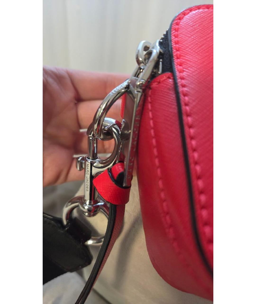 MARC JACOBS Красная кожаная сумка через плечо, фото 8
