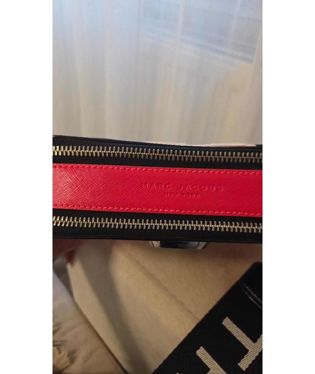 MARC JACOBS Красная кожаная сумка через плечо, фото 5