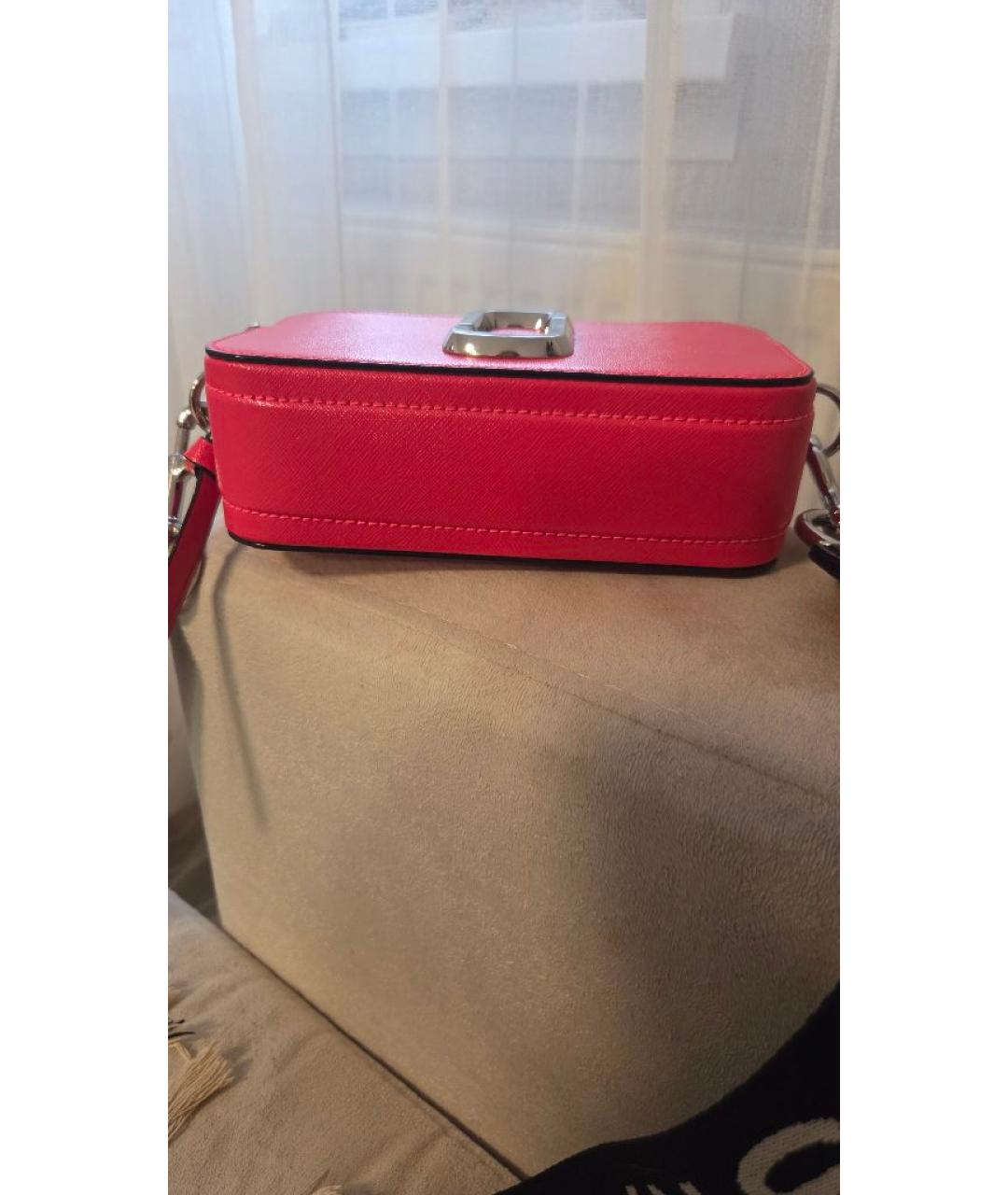 MARC JACOBS Красная кожаная сумка через плечо, фото 7