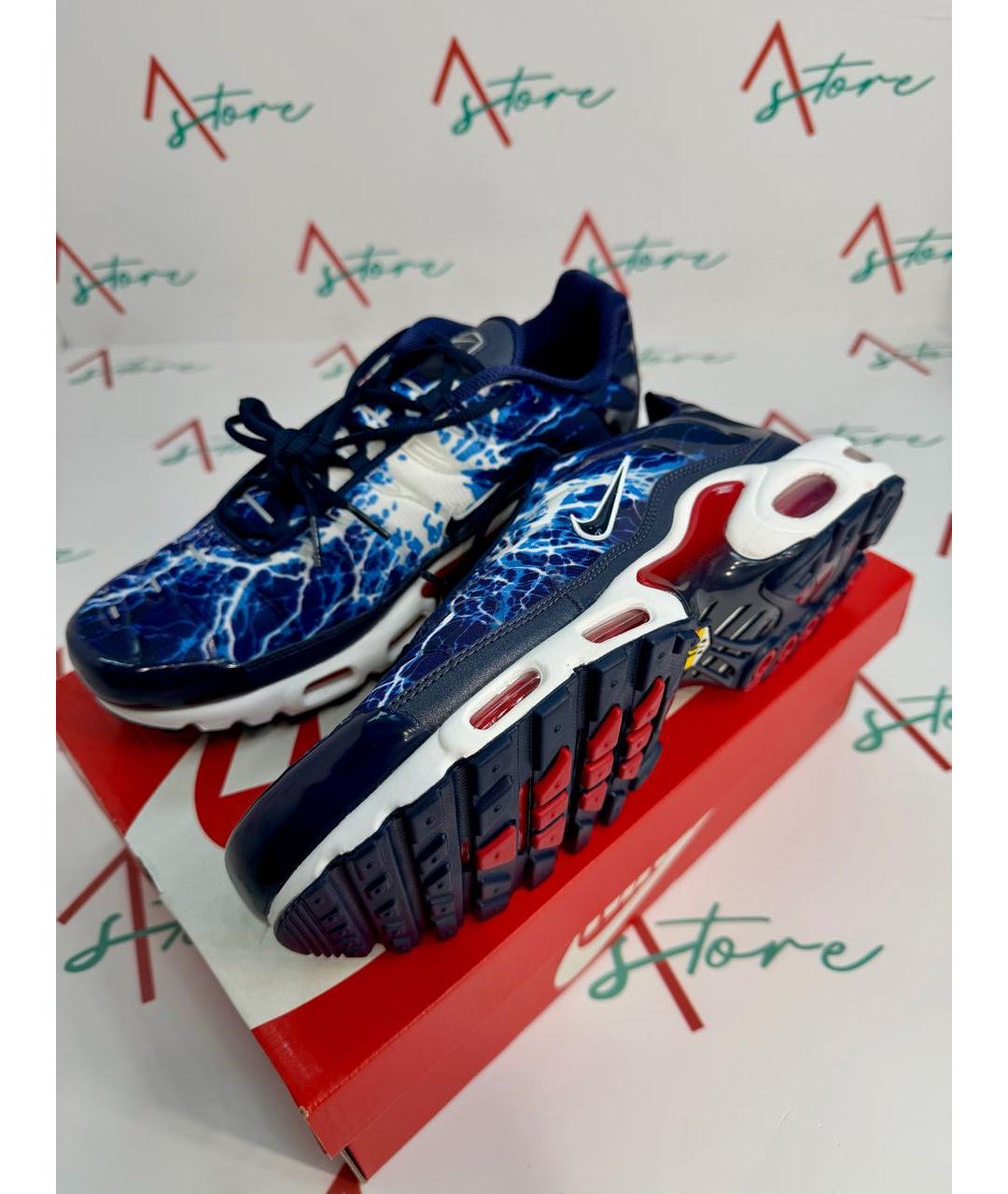 NIKE Синие низкие кроссовки / кеды, фото 7