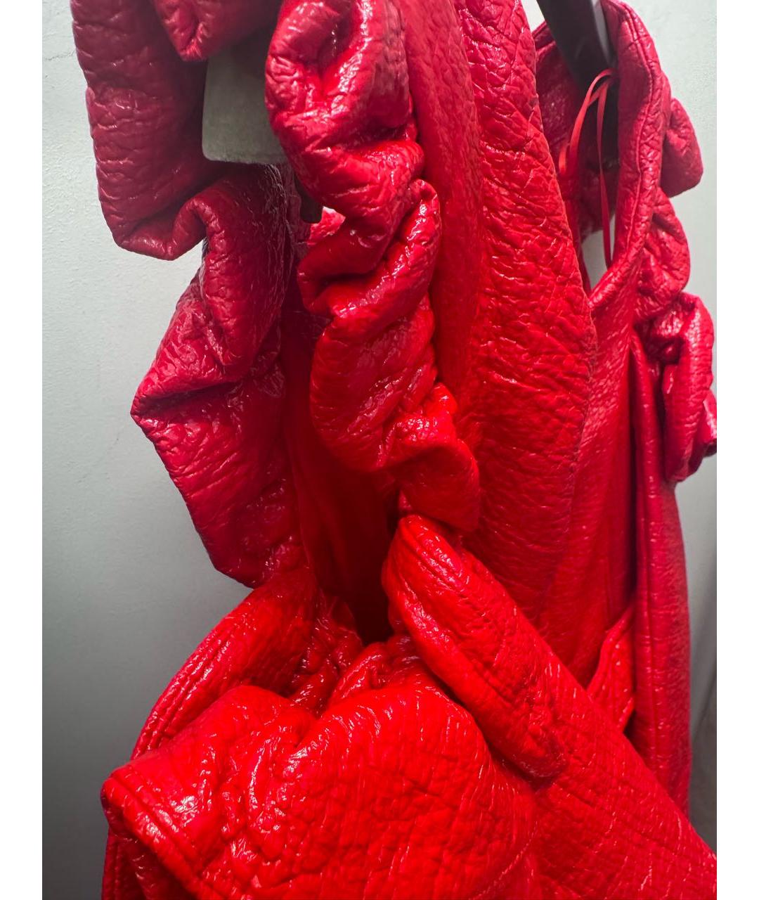 SIMONE ROCHA Красное хлопковое пальто, фото 6