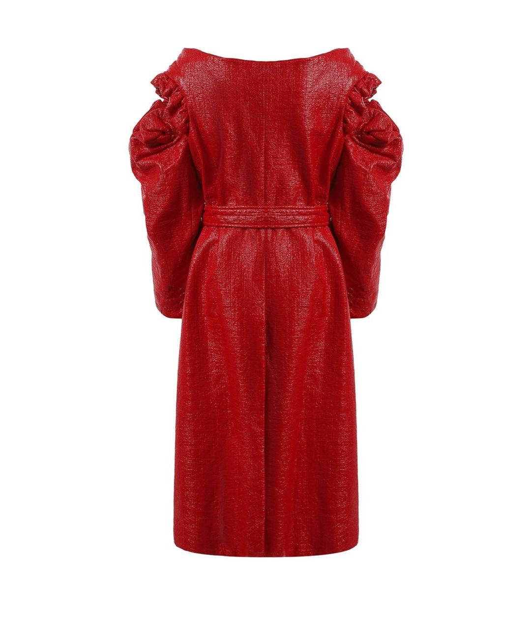 SIMONE ROCHA Красное хлопковое пальто, фото 2