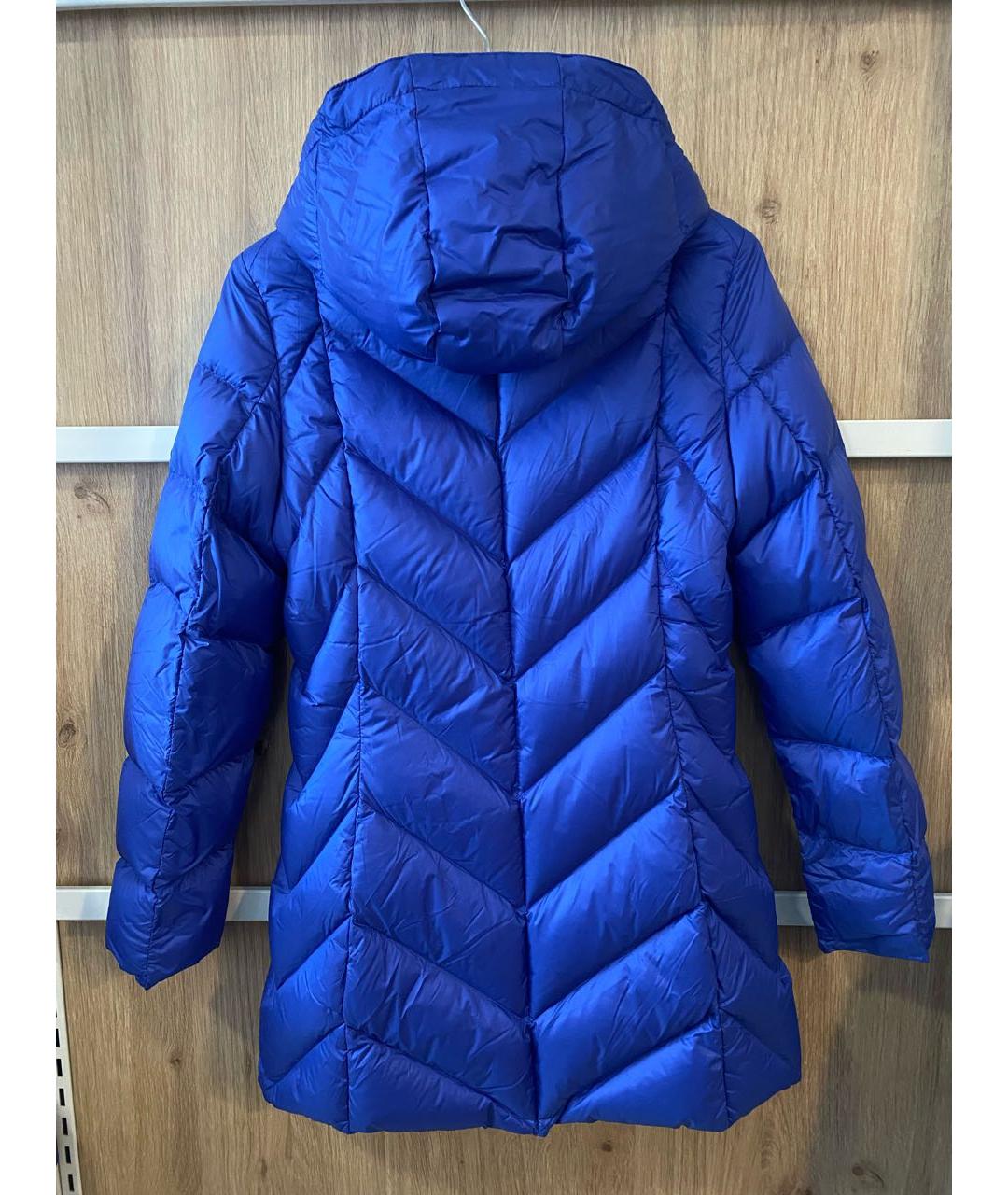EA7 Синий полиамидовый пуховик, фото 2