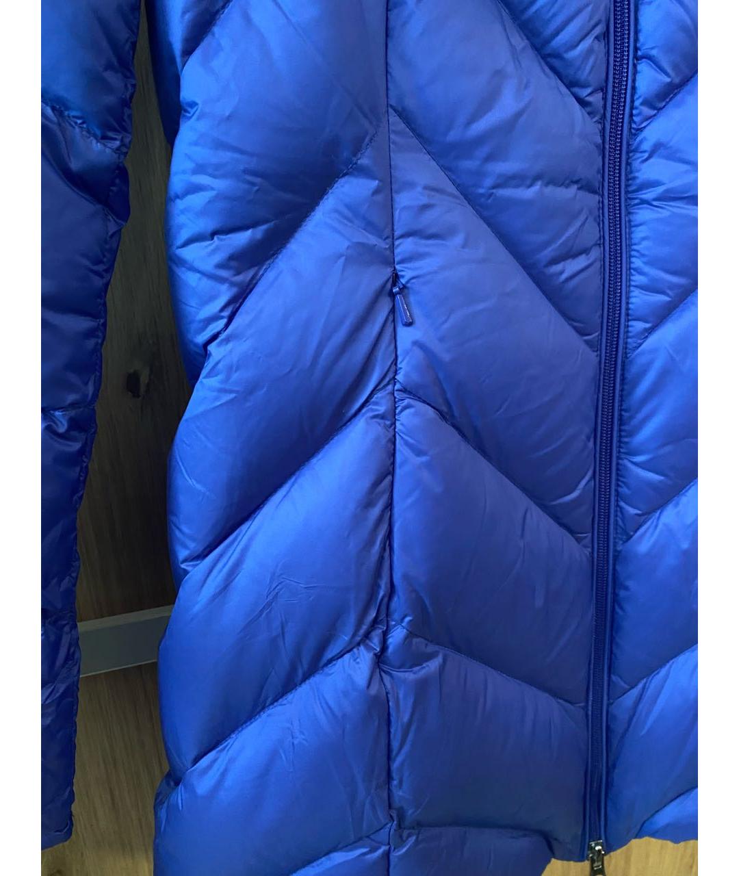 EA7 Синий полиамидовый пуховик, фото 4