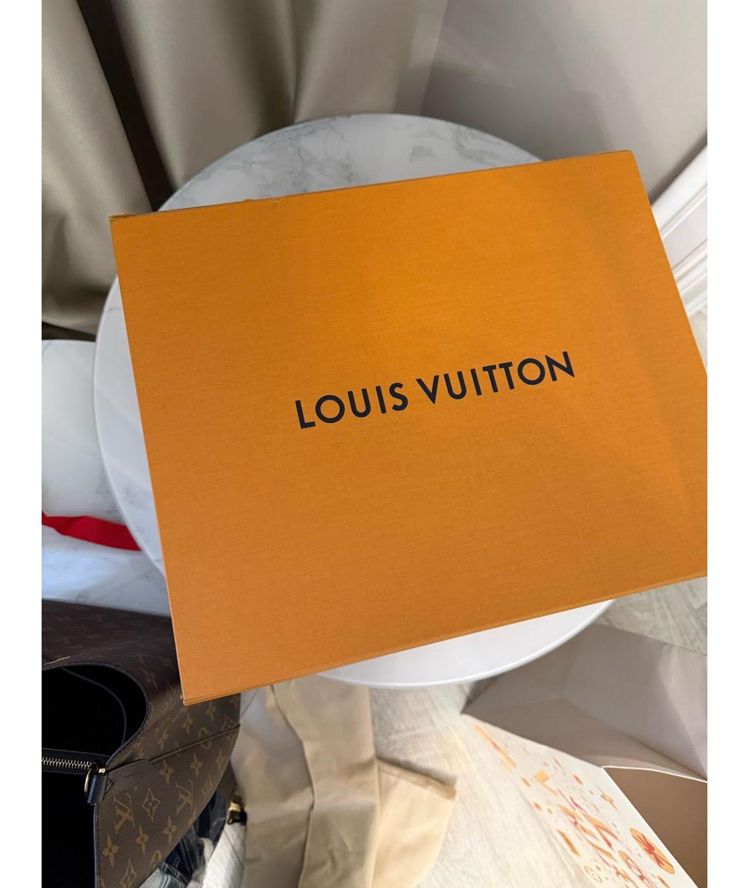 LOUIS VUITTON Коричневая сумка тоут, фото 6