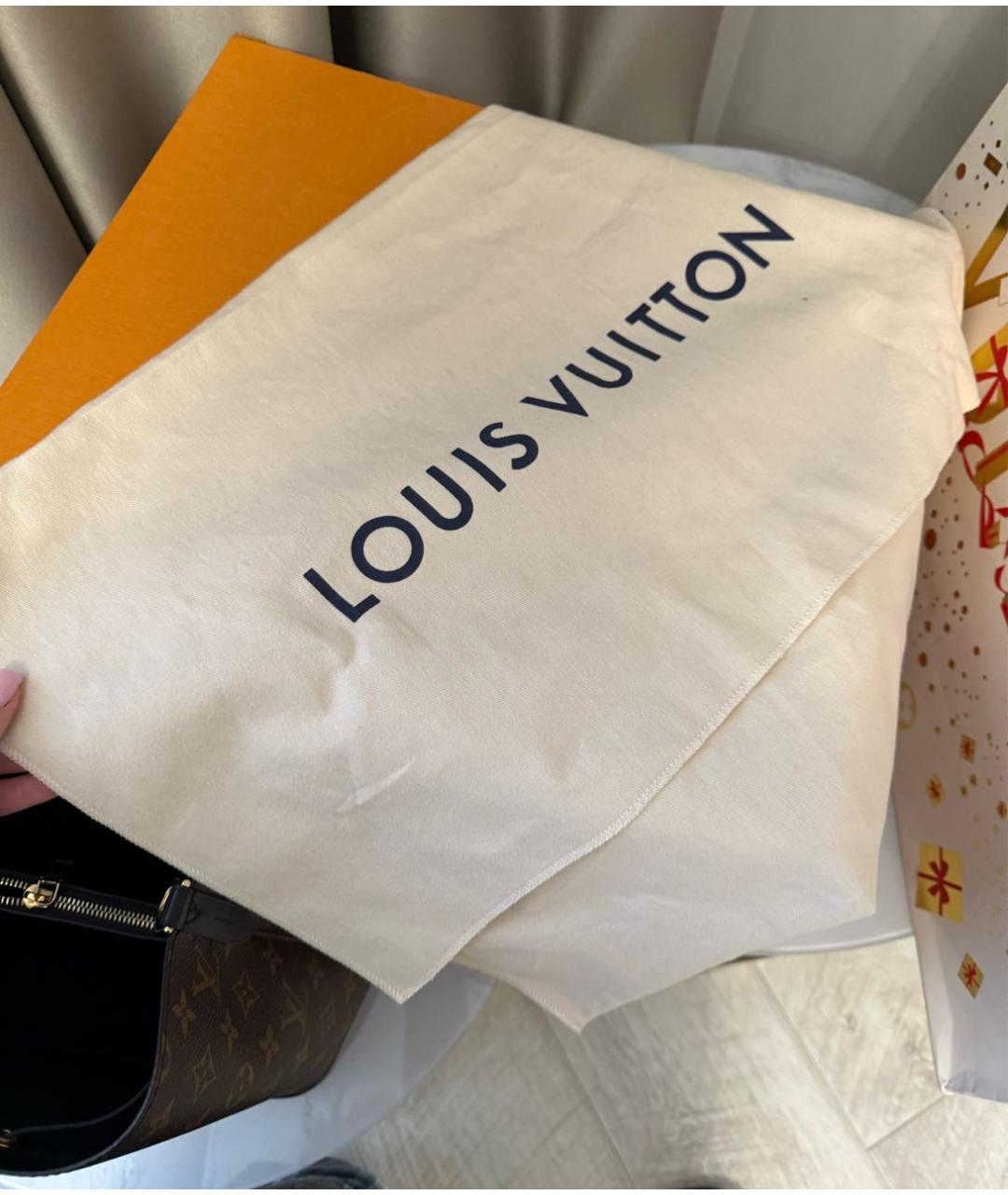 LOUIS VUITTON Коричневая сумка тоут, фото 5