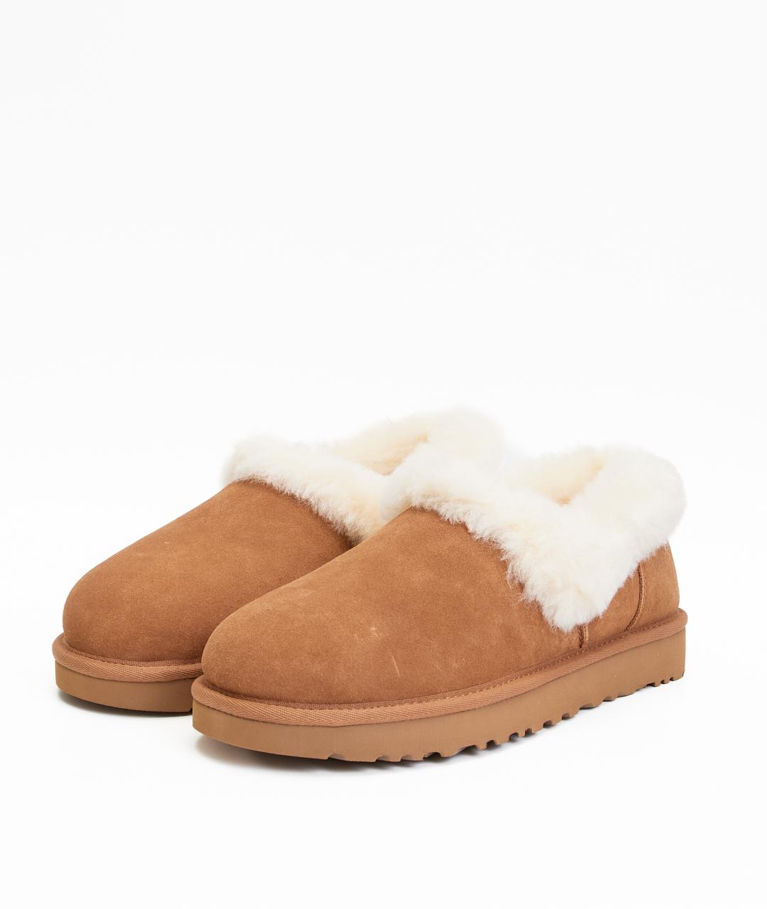 UGG AUSTRALIA Коричневые замшевые ботинки, фото 2