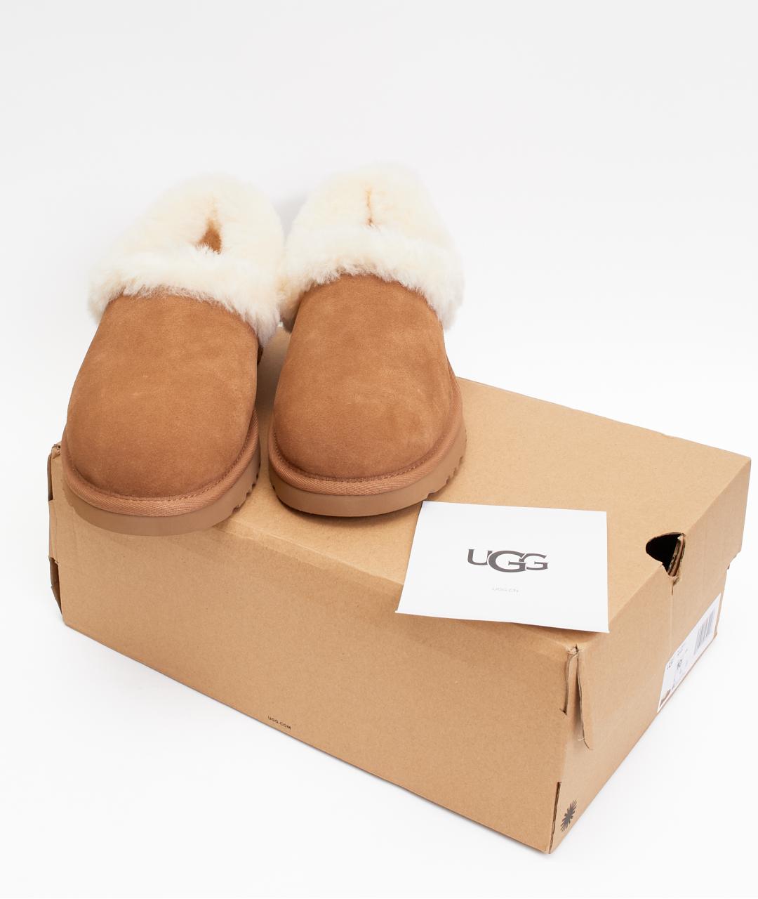 UGG AUSTRALIA Коричневые замшевые ботинки, фото 8