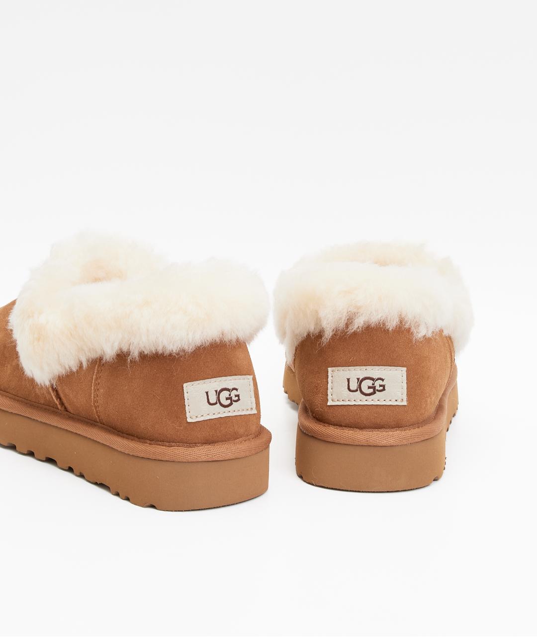 UGG AUSTRALIA Коричневые замшевые ботинки, фото 3