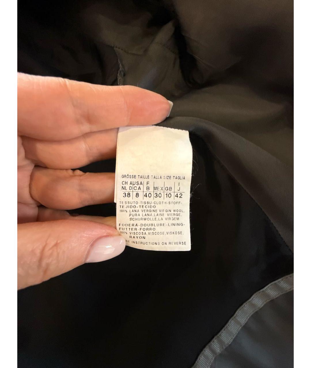 MAX MARA STUDIO Черное кашемировое пальто, фото 5