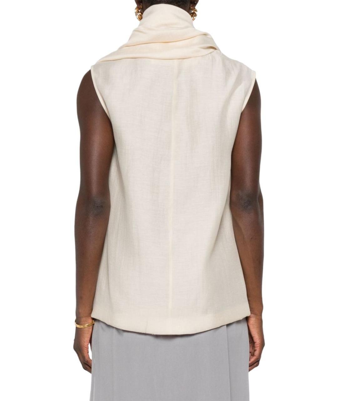 TOTEME Розовая полиэстеровая рубашка, фото 4