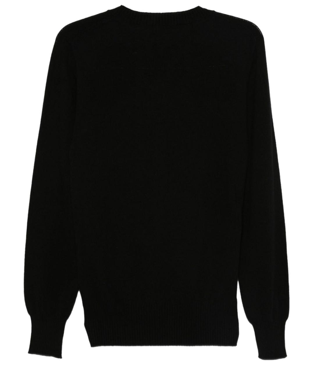 ALBERTA FERRETTI Черный кашемировый джемпер / свитер, фото 2