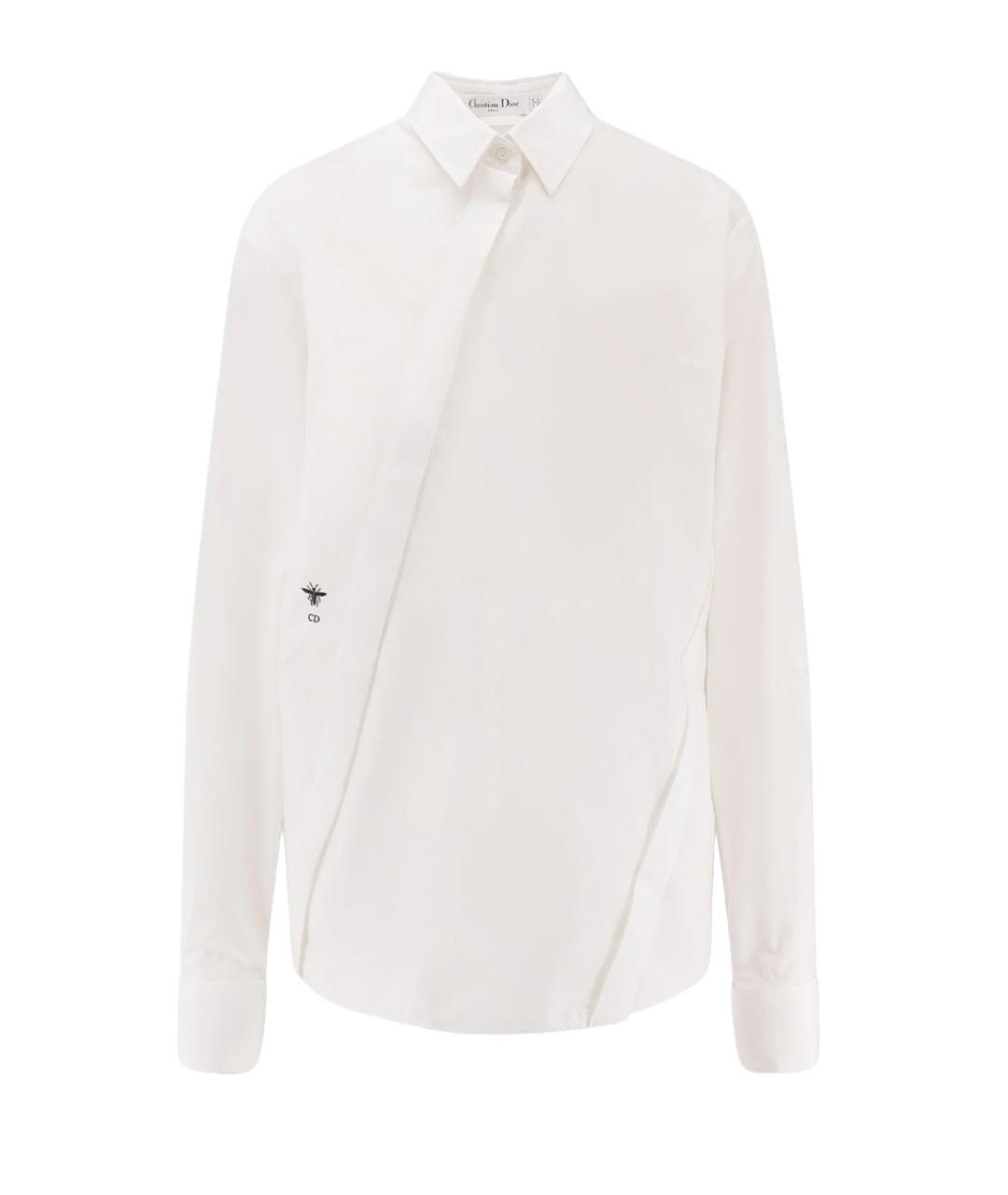 CHRISTIAN DIOR Белая хлопковая рубашка, фото 1