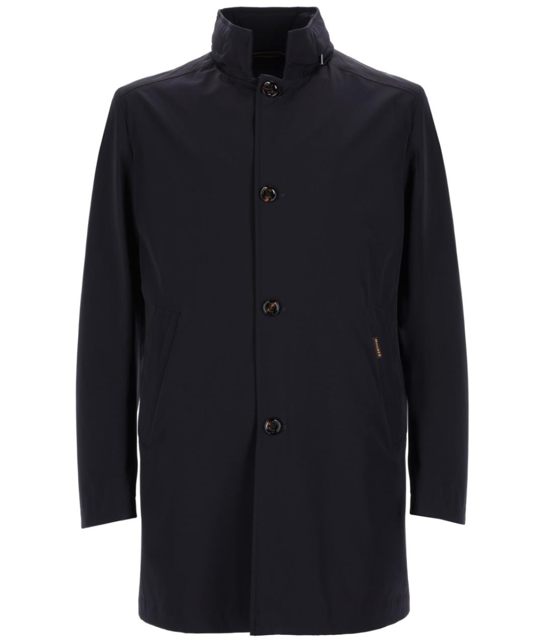 MOORER Темно-синий полиамидовый тренч / плащ, фото 1