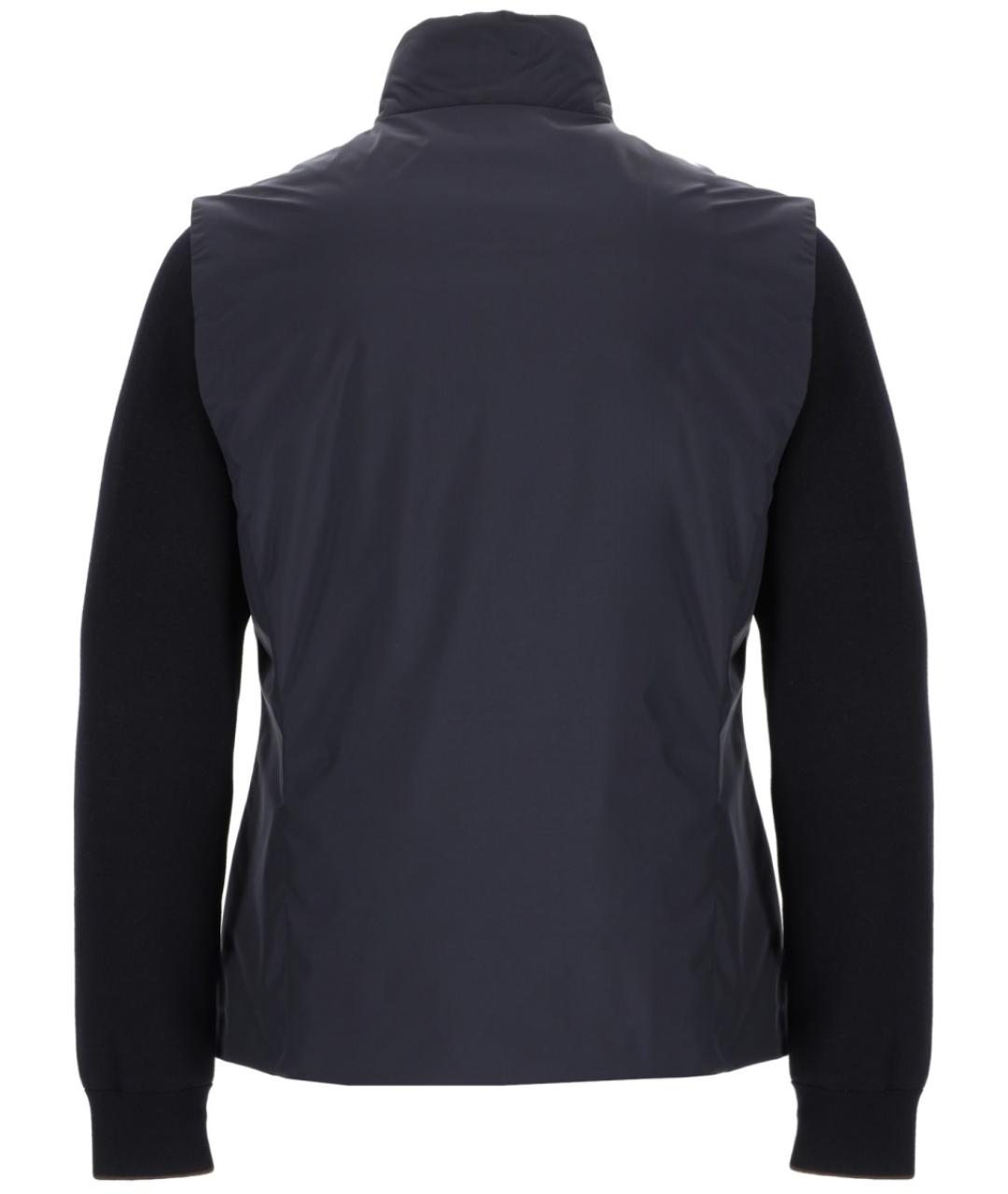 MOORER Темно-синяя полиэстеровая куртка, фото 2