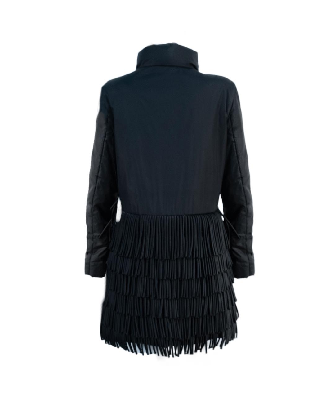 EMPORIO ARMANI Черное полиамидовое пальто, фото 2