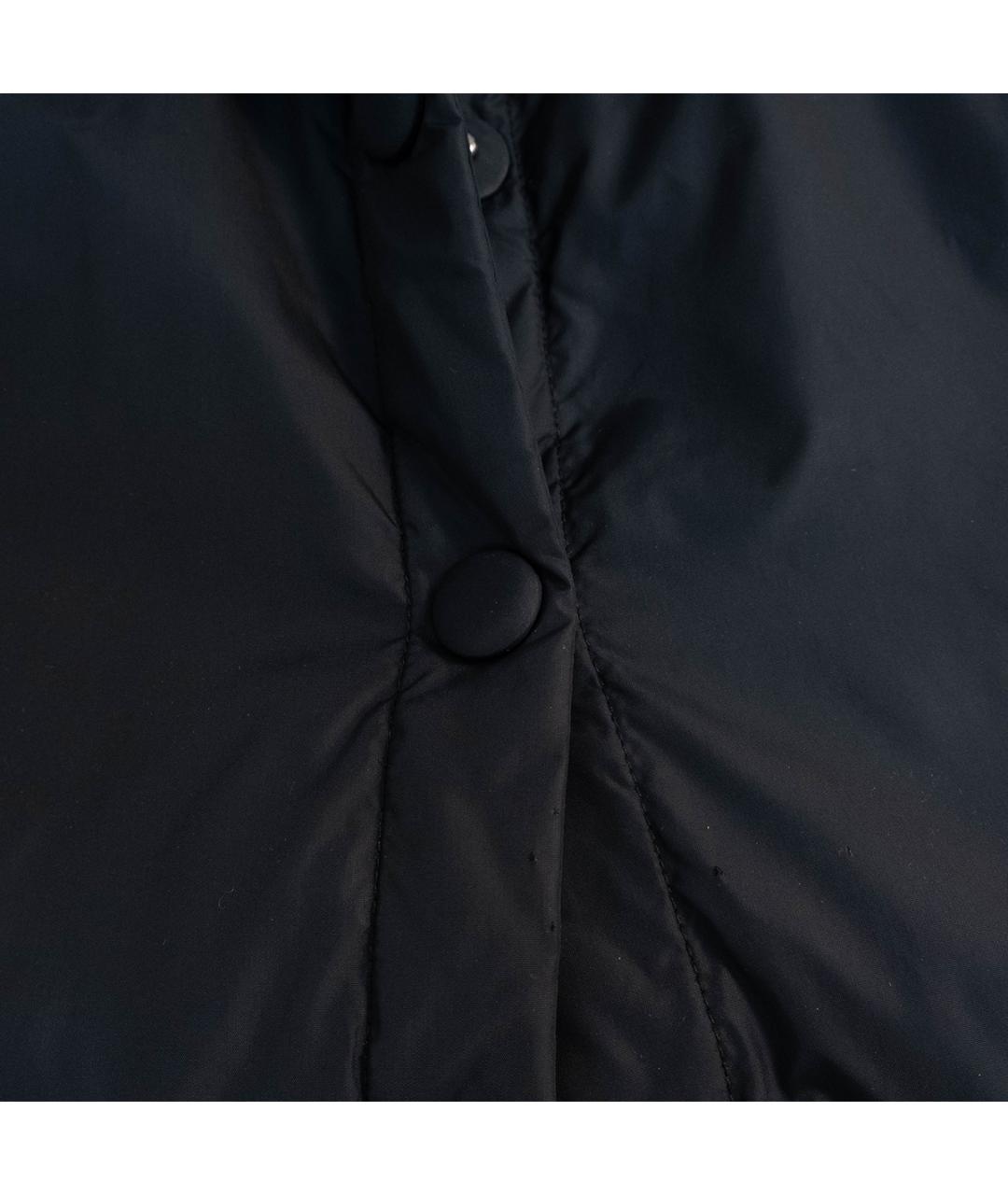 EMPORIO ARMANI Черное полиамидовое пальто, фото 4