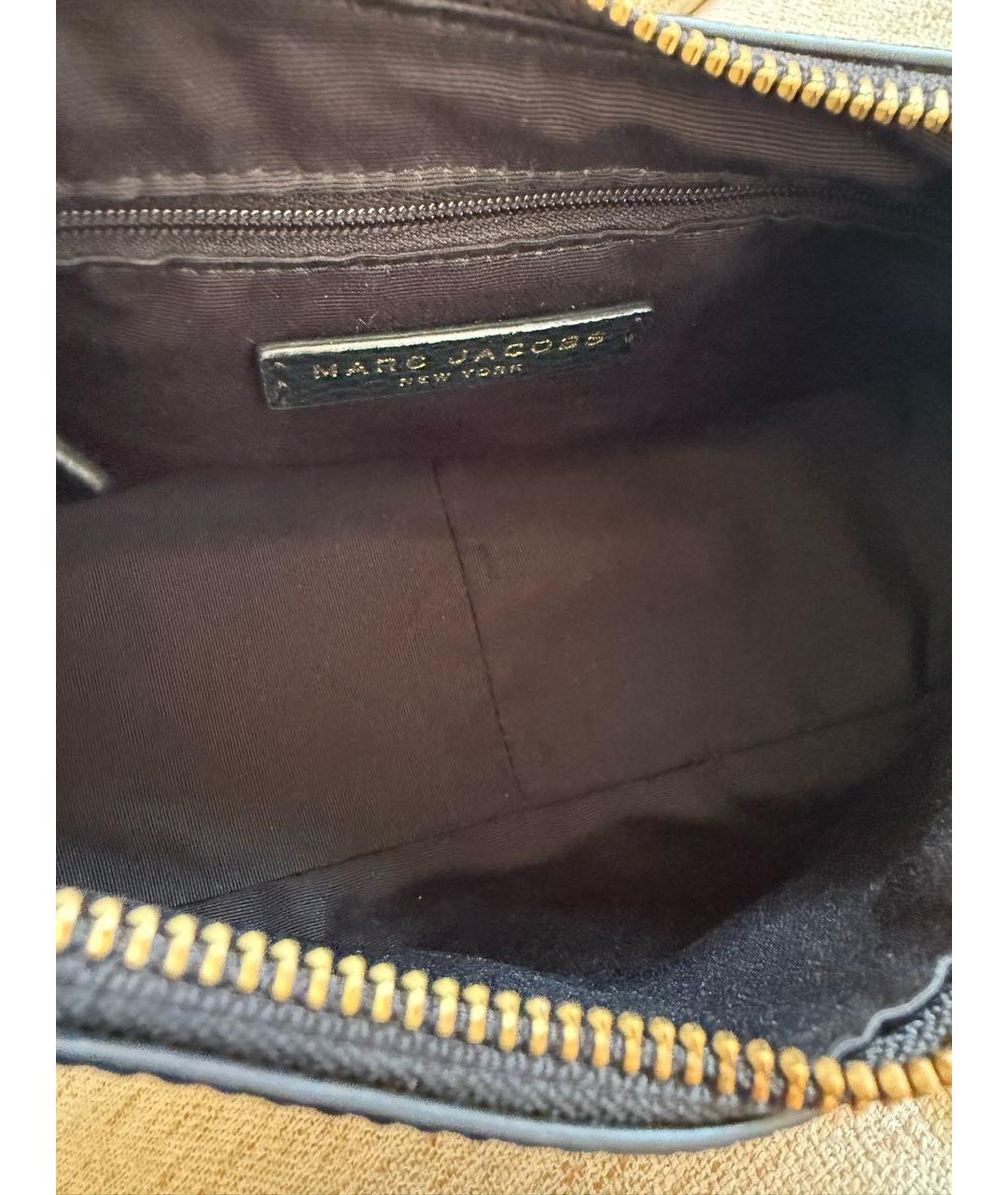 MARC JACOBS Черная кожаная сумка через плечо, фото 4