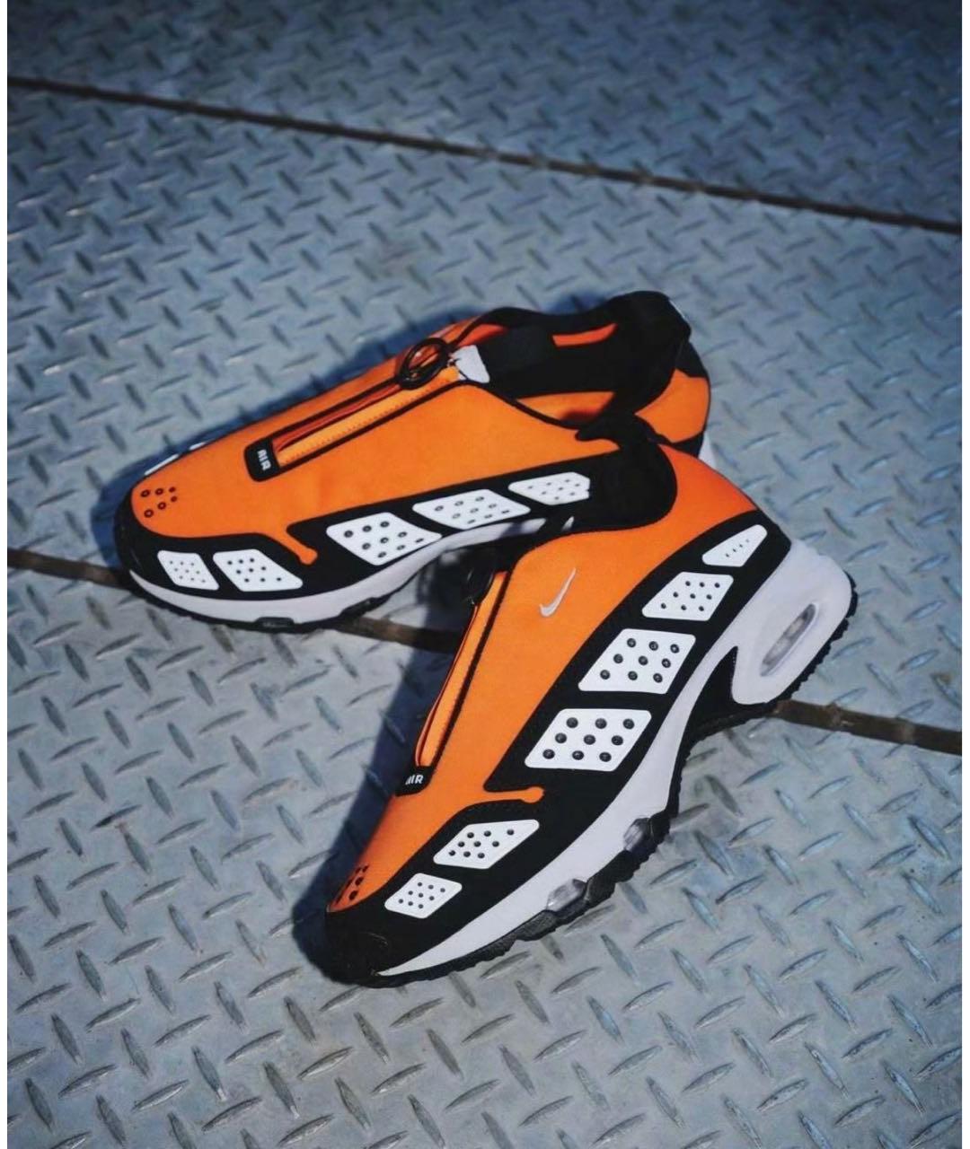 NIKE Оранжевое низкие кроссовки / кеды, фото 4