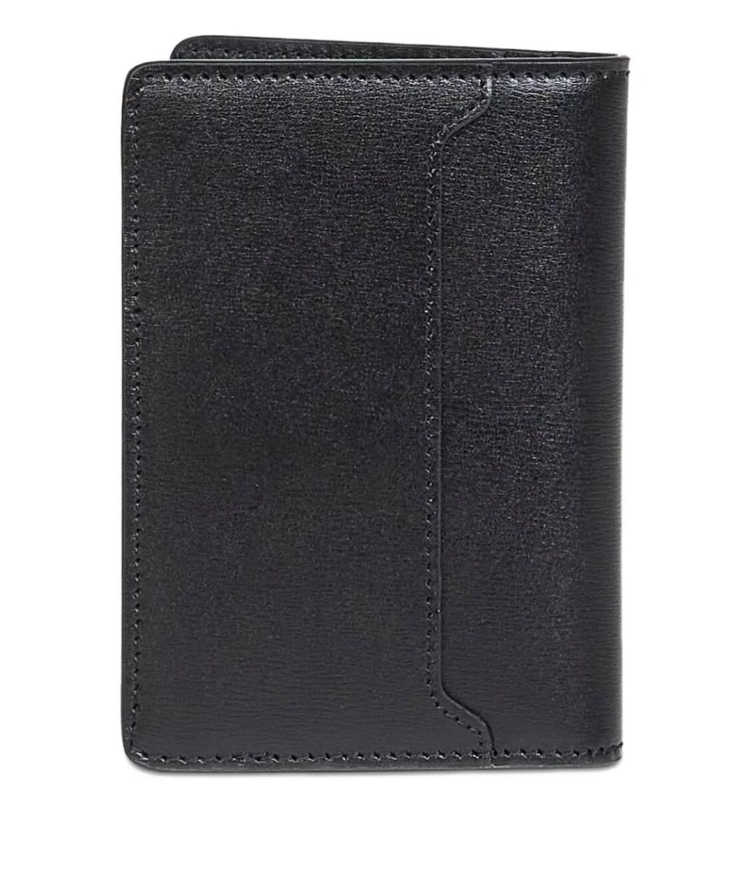FENDI Черный кожаный кардхолдер, фото 3