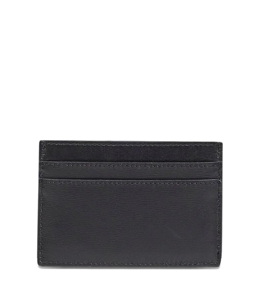 FENDI Черный кожаный кардхолдер, фото 2