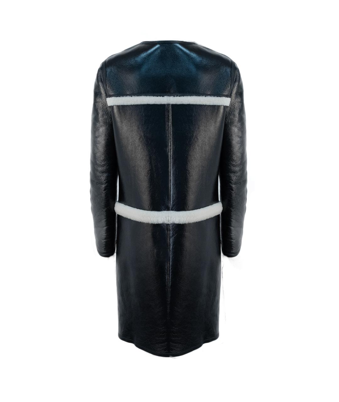 LOUIS VUITTON Черная кожаная дубленка, фото 2