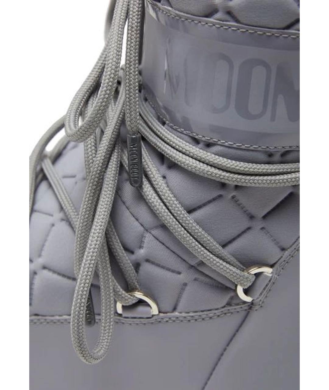 MOON BOOT Серые ботинки, фото 4