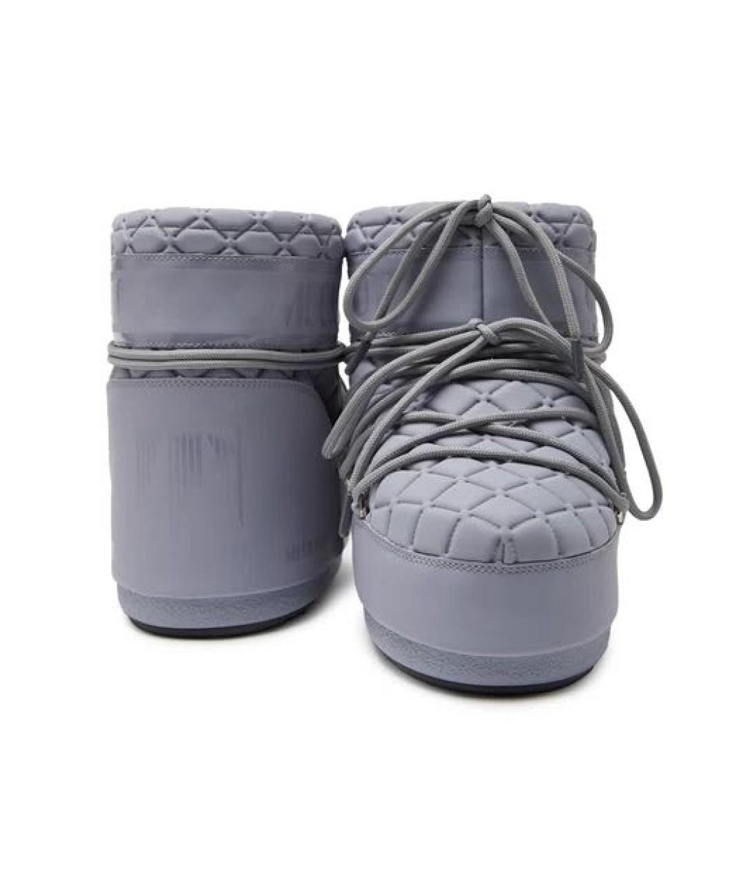 MOON BOOT Серые ботинки, фото 2