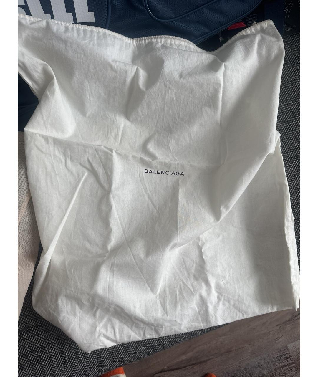 BALENCIAGA Черная кожаная сумка с короткими ручками, фото 9