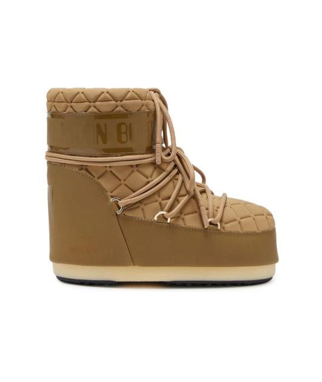 MOON BOOT Бежевые ботинки, фото 1