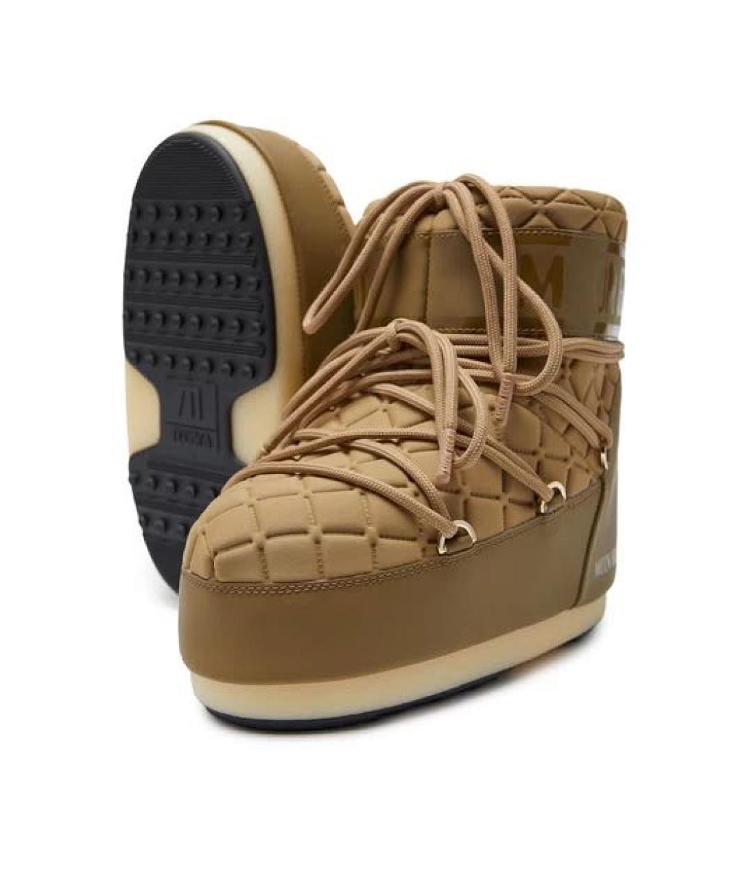 MOON BOOT Бежевые ботинки, фото 2