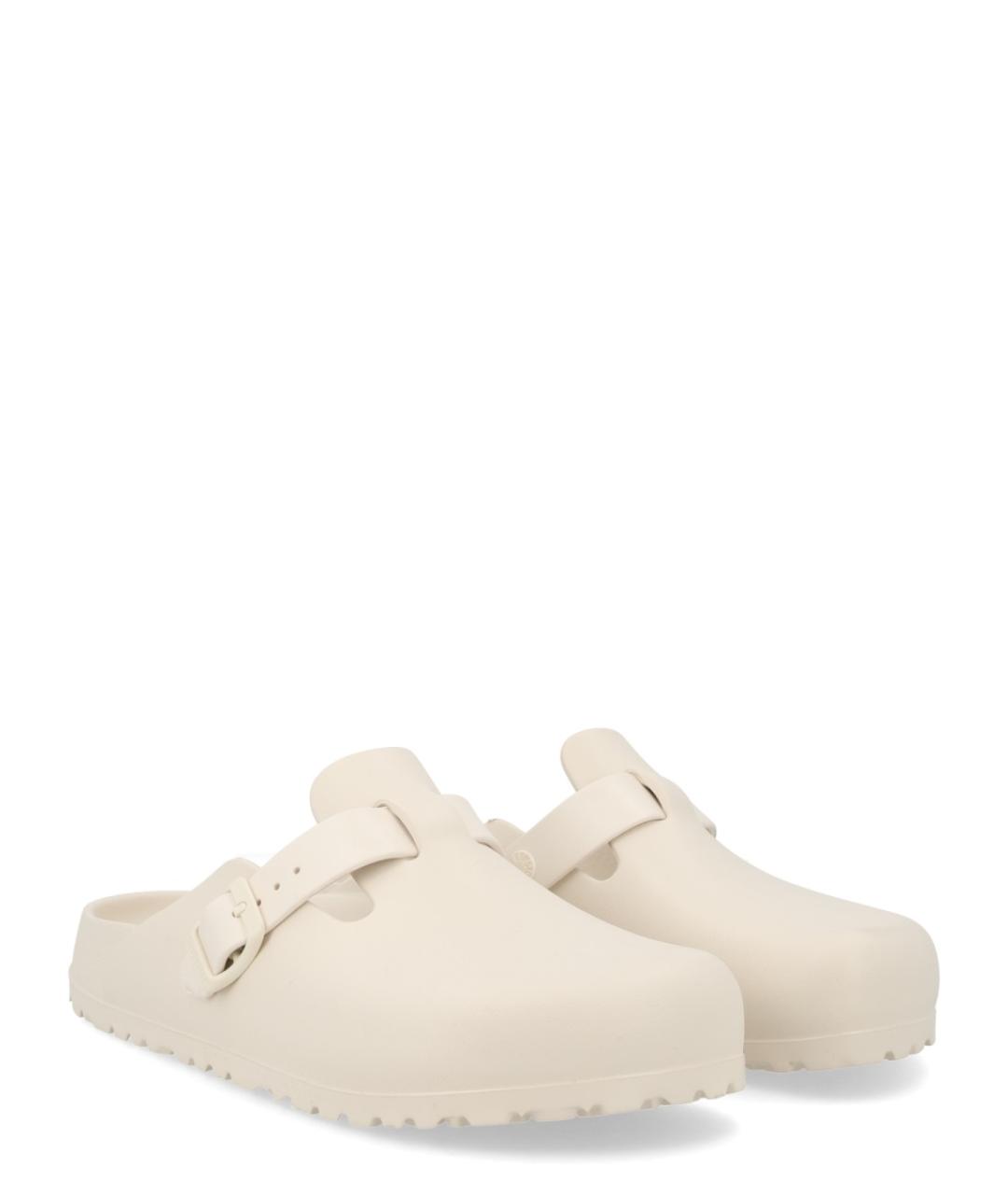 BIRKENSTOCK Белые синтетические сабо, фото 2