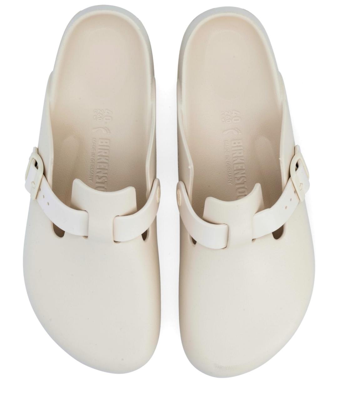 BIRKENSTOCK Белые синтетические сабо, фото 5