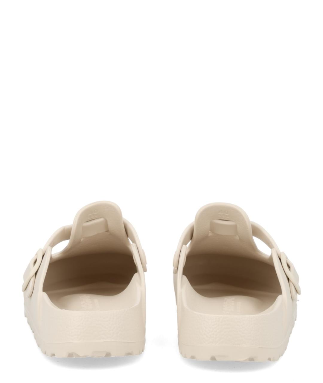 BIRKENSTOCK Белые синтетические сабо, фото 4