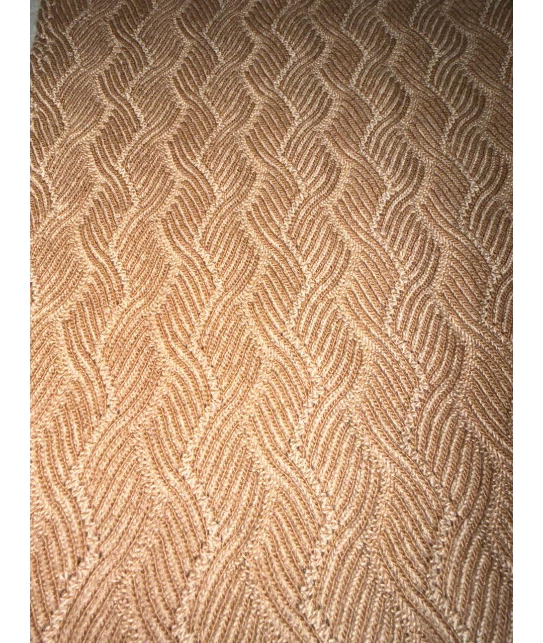 TWIN-SET Бежевые брюки широкие, фото 4