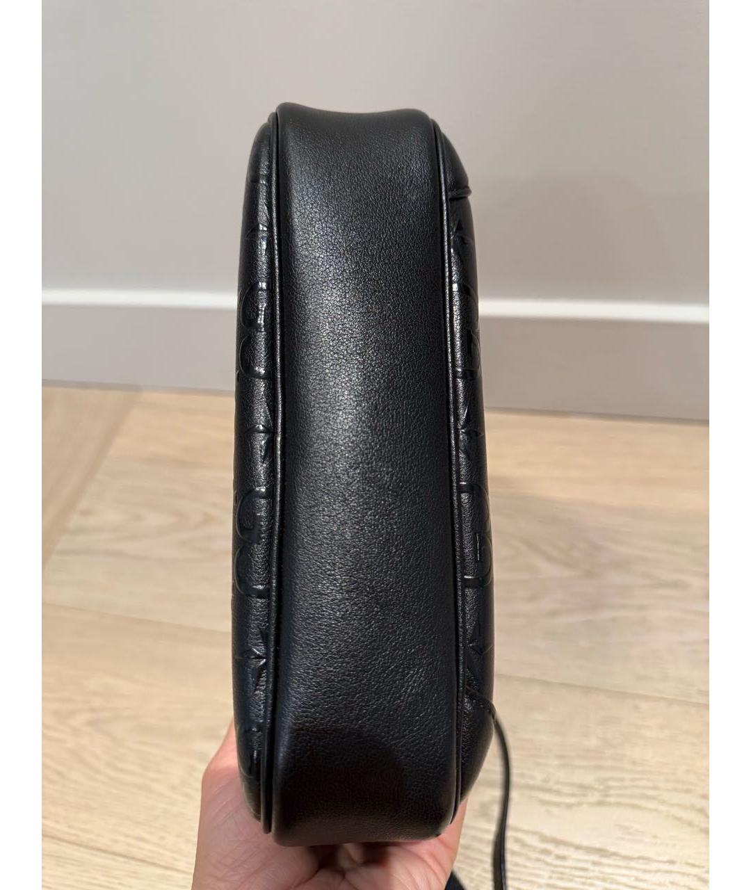 GUCCI Черная кожаная сумка через плечо, фото 4